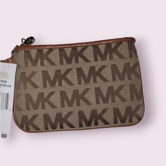 Michael Kors Jet Set Jacquard Signature Wristlet NEW - Picture 4 of 9
